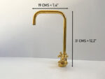 Unlacquered Brass Bathroom Faucet kitchen Sink brass Faucet Brass Vint