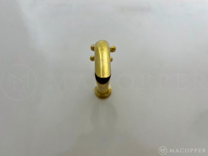 Brass wall faucet