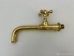 Brass wall faucet