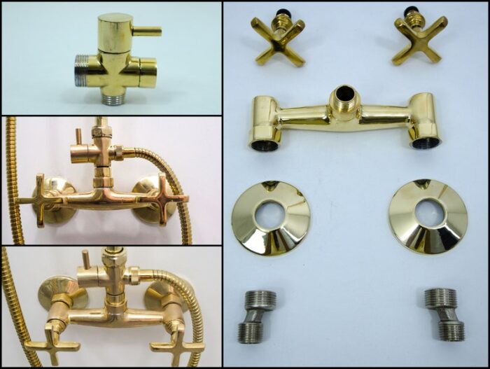 insideast brass shower