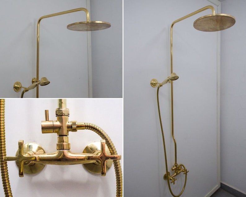 insideast brass shower