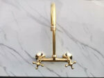 Unlacquered Brass Kitchen Sink Faucet