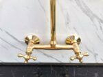 Unlacquered Brass Kitchen Sink Faucet