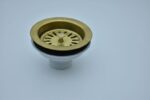 Unlacquered Brass Kitchen Sink Strainer, Sink Waste, Strainer Basket,