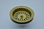 Unlacquered Brass Kitchen Sink Strainer, Sink Waste, Strainer Basket,